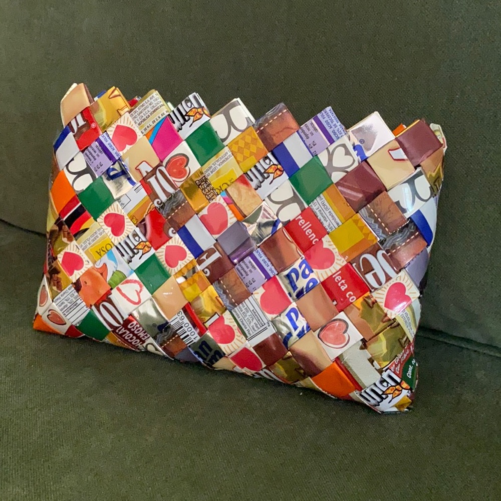 Candy wrapper purse